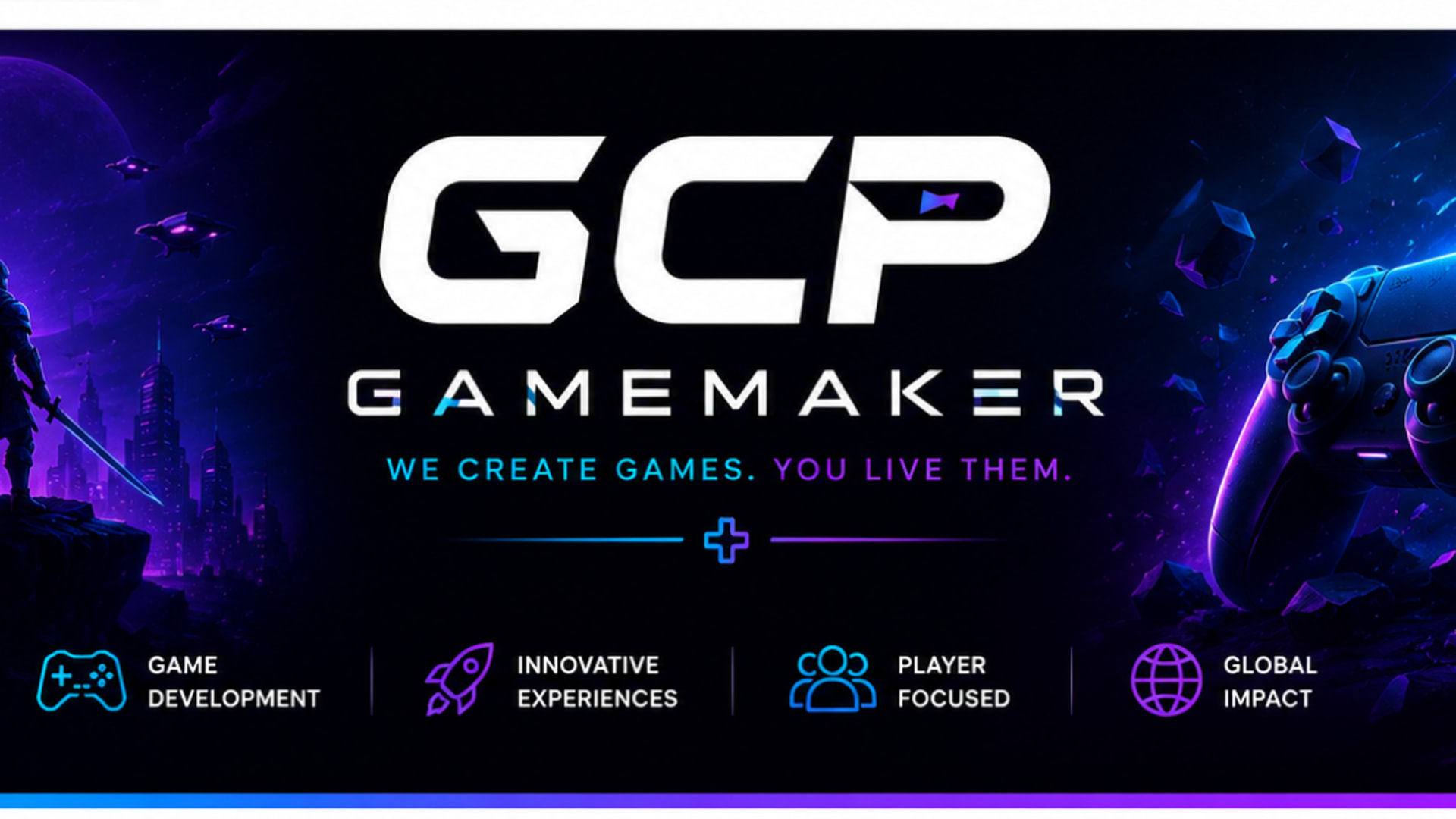 GCP Gamemaker brand banner